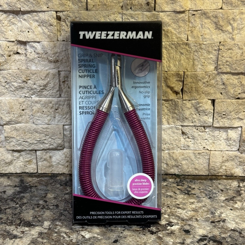 Tweezerman Grip & Snip Spiral Spring Cuticle Nipper